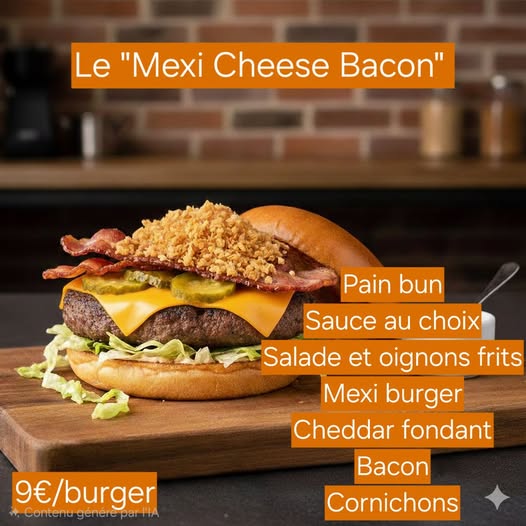 Mexi Cheese Bacon HemBurger